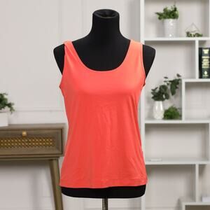 Chico’s Contour Cotton Tank Capsule Wardrobe Staple Minimalist Chic NWOT Size 1